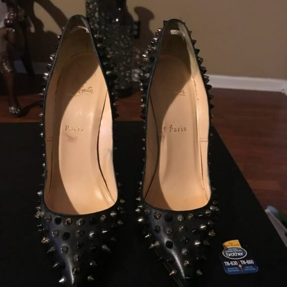 Spikked Studded Christian Louboutin So Kate size 10 - Picture 1 of 5